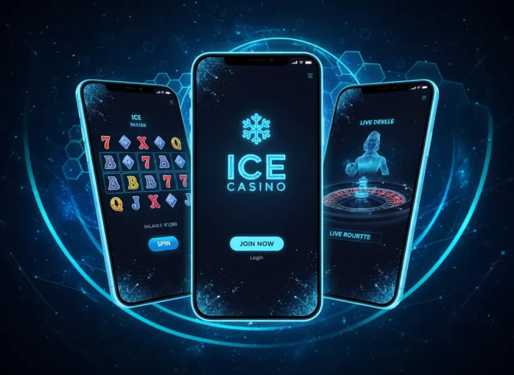 Ice Casino mobile app screenshots